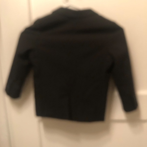 Zara blazer/ suit jacket size 5 - fully lined 2 buttons with lapel- flap pockets - Picture 3 of 8